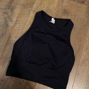Lululemon Longline Sports Bra size 4 Black